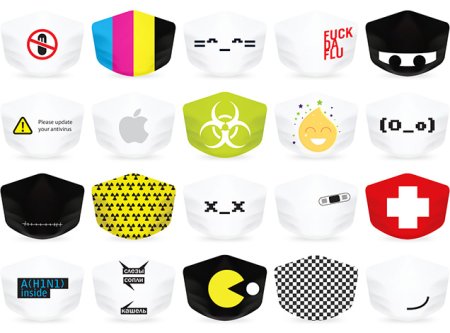 Маска медицинская рисунок для детей