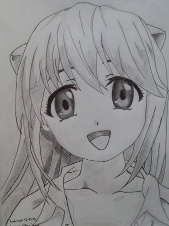 Аниме карандашом