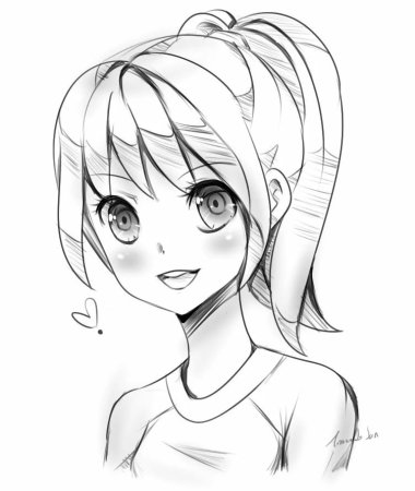 Аниме для срисовки