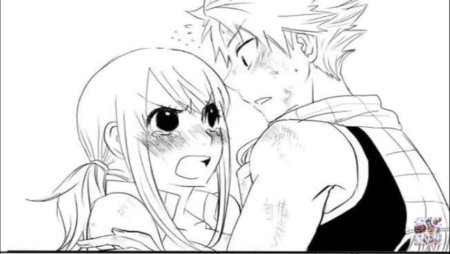 Хвост феи Нацу и Люси милые