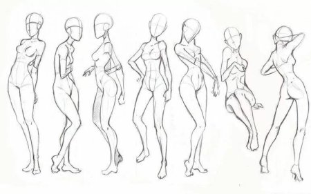 Женские позы