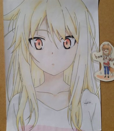 Масиро Сиина рисует