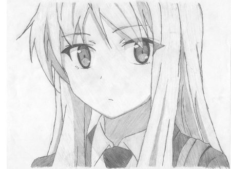 Кошечка из Сакурасо чёрно белая