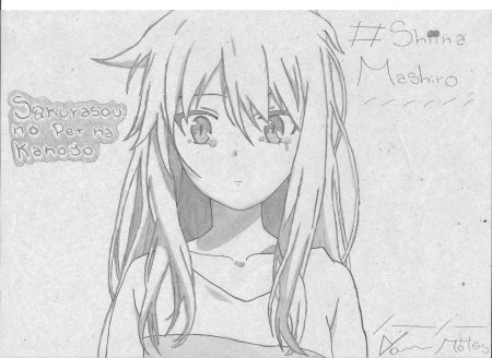 Раскраска аниме кошечка из Сакурасо