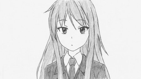 Раскраска аниме кошечка из Сакурасо