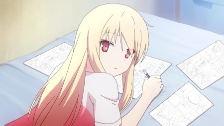 Масиро Сиина рисует