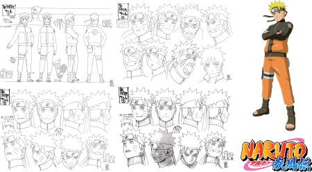 Наруто референс в полный рост