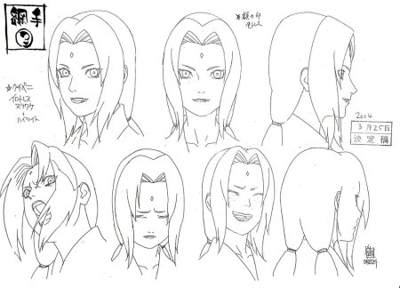 Рисование персонажей Наруто Манга