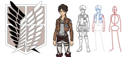 Атака титанов для срисовки Титан