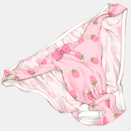 Розовые трусы аниме