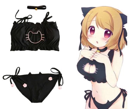 Женское белье в стиле аниме