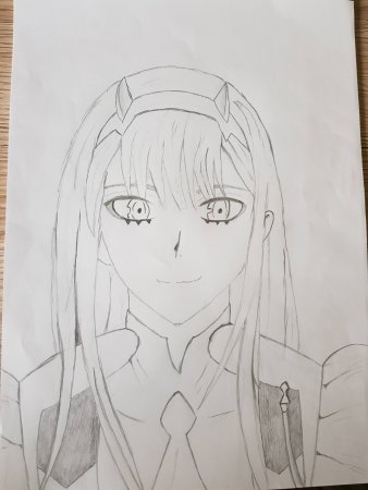 Рисунки для срисовки аниме 02