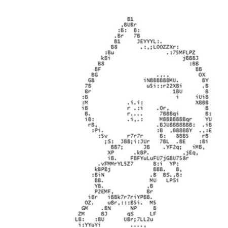 Символы псевдографики ASCII