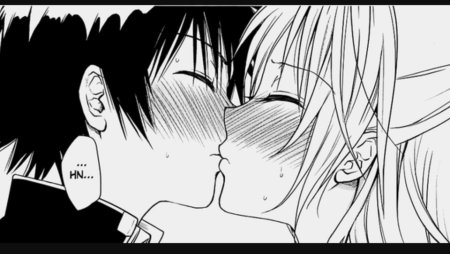 Притворная любовь Манга поцелуй