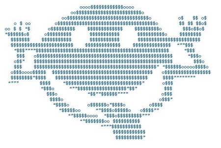 Рисунки с помощью символов