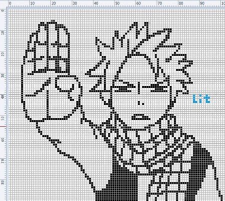 Схемы фенечек аниме хвост феи