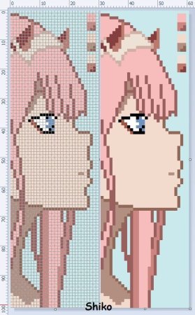 Бисероплетение схемы аниме