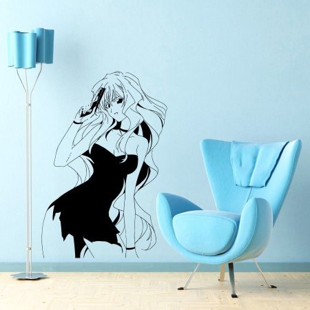 Стикеры на стену аниме