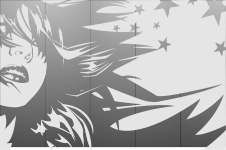 Аниме персонажи красками