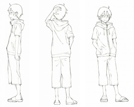 Аниме референс в полный рост