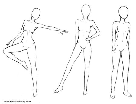 Стоячие позы для рисования