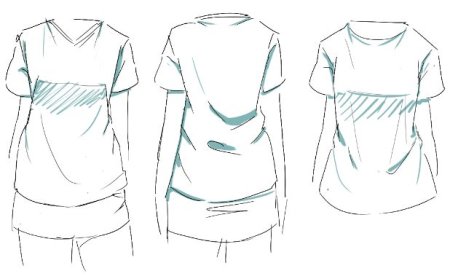 Рисование футболки туториал