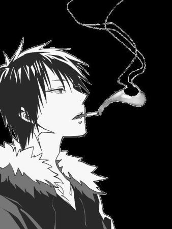 Курящие аниме парни