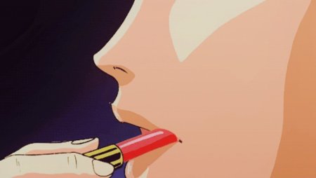 Аниме девочка с сигаретой