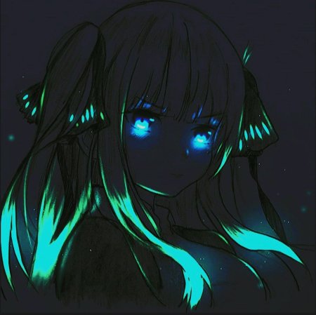 Светящиеся рисунки аниме Токийские Мстители