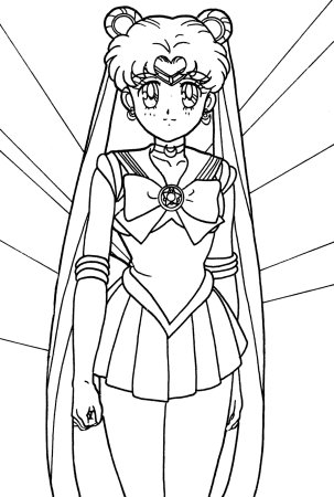 Рисунки карандашом аниме Сейлор Мун