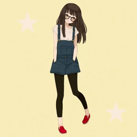 Аниме девушки в полный рост