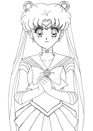 Сейлор Мун каррандашом