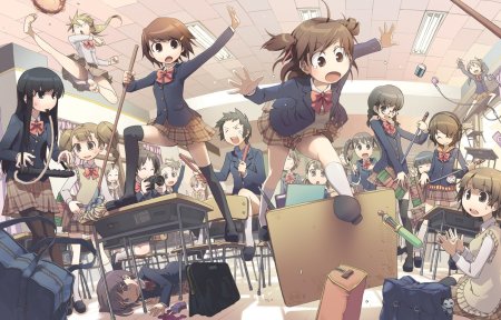 Аниме школьники