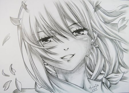 Аниме карандашом