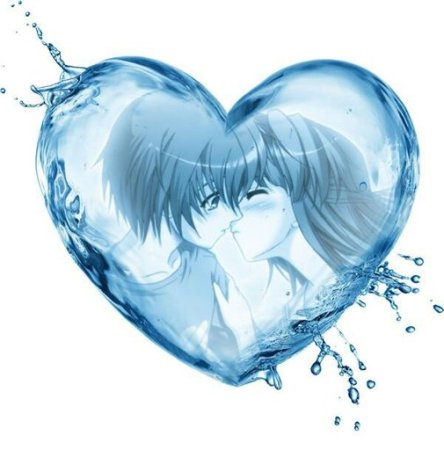 Сердечко руками аниме