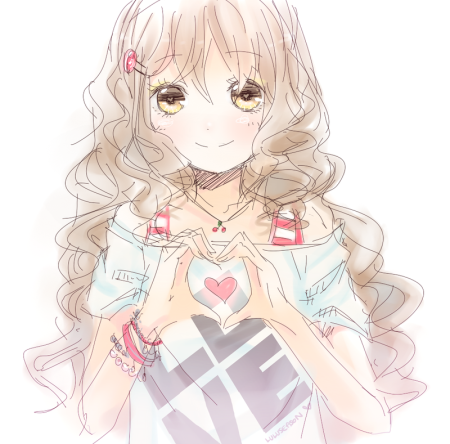 Сердечко пальцами