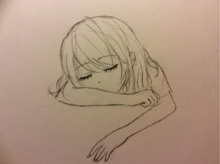 Аниме карандашом легко