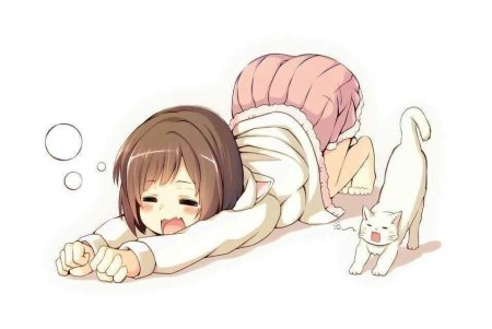 Аниме зевает