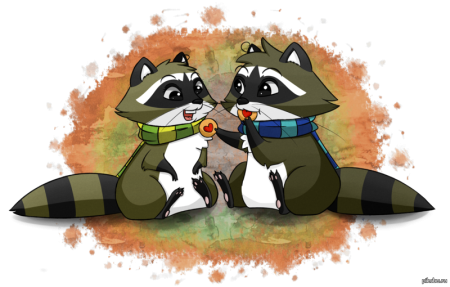 Антропоморфный енот