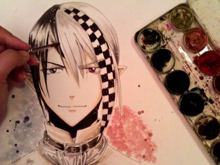 Аниме гуашью