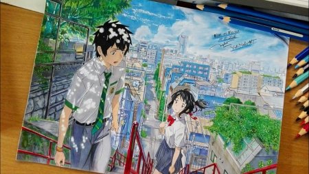 Аниме на холсте