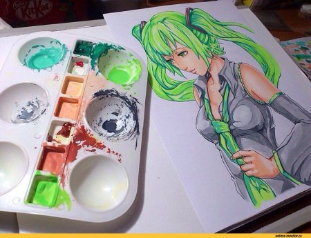 Краски для рисования аниме