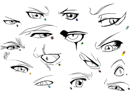 Блич глаза персонажей