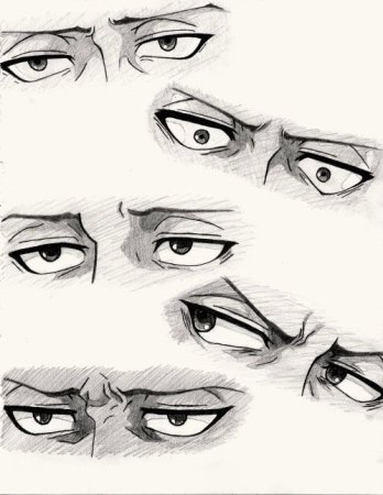 Атака титанов Леви глаза