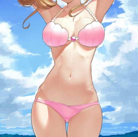 Аниме бабы в купальниках мультяшные