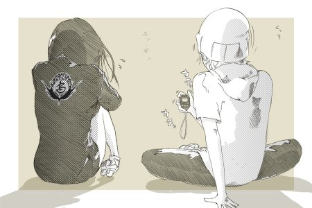 Человек сзади аниме