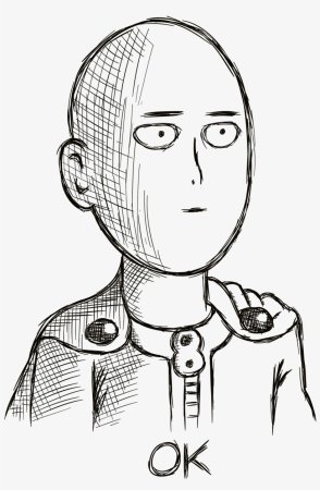 One Punch man рисовка