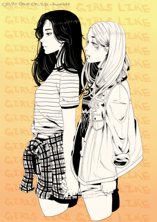 ЛГБТ аниме девушки