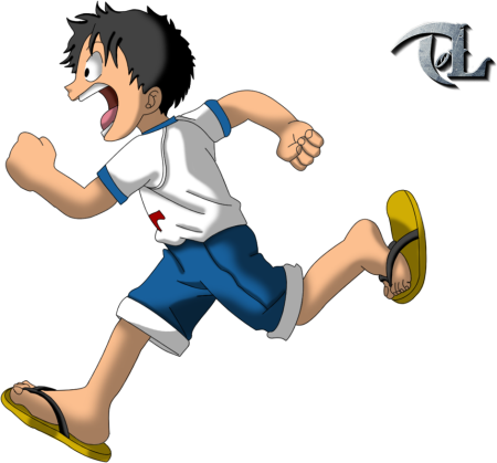 Luffy Running