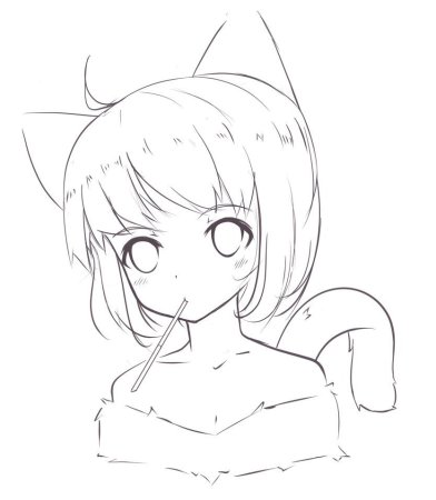 Рисунки для срисовки лёгкие аниме